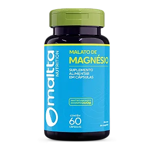 MAGNÉSIO MALATO 60 CÁPSULAS MALTTA