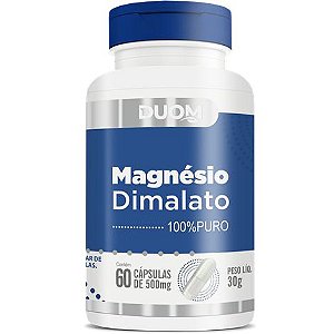 MAGNÉSIO DIMALATO 60 CÁPSULAS 500MG DUOM