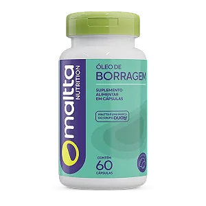 ÓLEO DE BORRAGEM 500MG 60 CÁPSULAS MALTTA