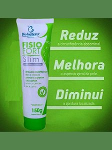 FISIOFORT SLIM CREME REDUTOR DE MEDIDAS 200G BIO INSTINTO