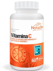Vitamina C 60 cápsulas 400mg natuclin