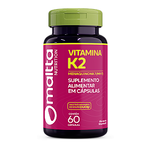 VITAMINA K2 MENAQUINONA (MK7) 60 CÁPSULAS MALTTA