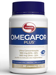 OMEGAFOR PLUS 1G 60 CÁPSULAS VITAFOR