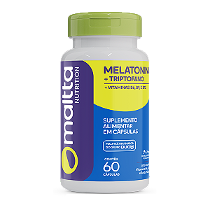 MELATONINA + TRIPTOFANO 60 CÁPSULAS MALTTA