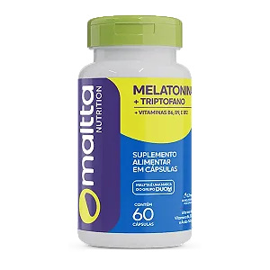 MELATONINA + TRIPTOFANO 60 CÁPSULAS MALTTA