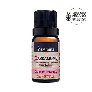 ÓLEO ESSENCIAL CARDAMOMO 10ML VIA AROMA