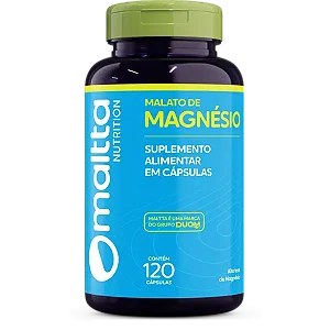 MAGNÉSIO MALATO 120 CÁPSULAS 500MG MALTTA