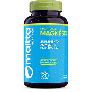 MAGNÉSIO MALATO 120 CÁPSULAS 500MG MALTTA