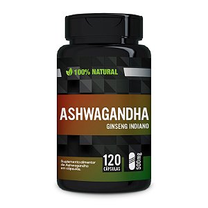 ASHWAGANDHA GINSENG INDIANO 120 CÁPSULAS 500MG BIONUTRI