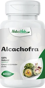 ALCACHOFRA 60 CÁPSULAS 500MG NATUSVIDA