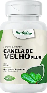 CANELA DE VELHO PLUS 100 CÁPSULAS 500MG NATUSVIDA