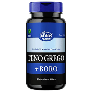 FENO GREGO + BORO 60 CÁPSULAS UNILIFE