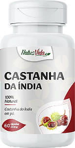 CASTANHA DA ÍNDIA 60 CÁPSULAS 500MG NATUSVIDA