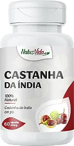 CASTANHA DA ÍNDIA 60 CÁPSULAS 500MG NATUSVIDA