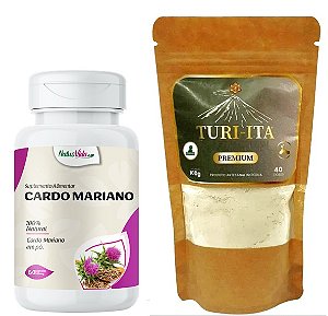 KIT PARA O FÍGADO (ZEOLITA PREMIUM 100G + CARDO MARIANO 60 CAPS)