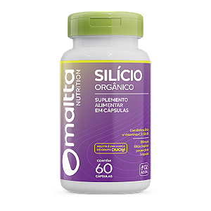 SILÍCIO ORGÂNICO 60 CÁPSULAS MALTTA