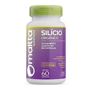 SILÍCIO ORGÂNICO 60 CÁPSULAS MALTTA