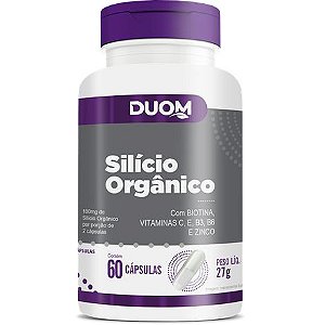 SILÍCIO ORGÂNICO 60 CÁPSULAS DUOM