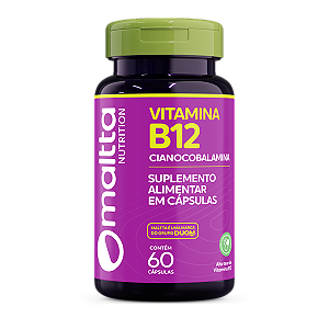 VITAMINA B12 METILCOBALAMINA 60 CÁPSULAS MALTTA