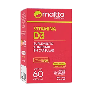 VITAMINA D3 2000UI 60 CÁPSULAS MALTTA