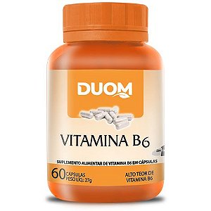 VITAMINA B6 60 CÁPSULAS DUOM