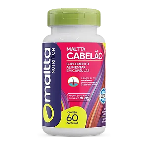 MALTTA CABELÃO 60 CAPSULAS