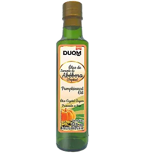 ÓLEO DE SEMENTE DE ABÓBORA PRENSADO À FRIO 250ML DUOM