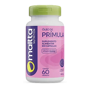 ÓLEO DE PRÍMULA 500MG 60 CÁPSULAS MALTTA