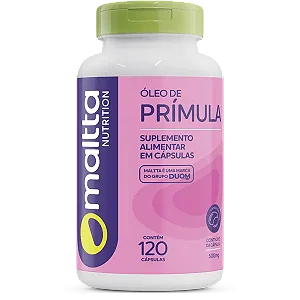 ÓLEO DE PRÍMULA 500MG 120 CÁPSULAS MALTTA