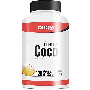 ÓLEO DE COCO 1000MG 120 CÁPSULAS DUOM