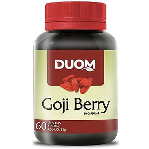 GOJI BERRY 500MG 60 CÁPSULAS DUOM