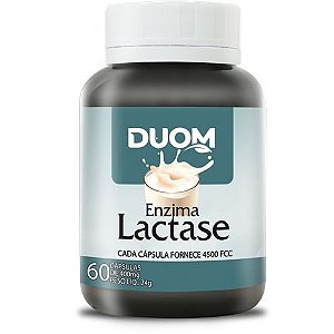 ENZIMA LACTASE 400MG 60 CÁPSULAS DUOM