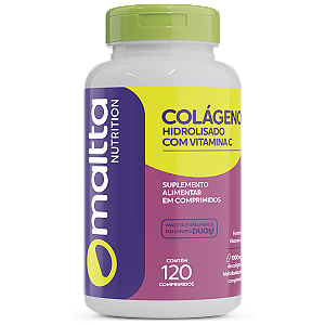 COLÁGENO COM VITAMINA C 1000 MG 120 CÁPSULAS MALTTA