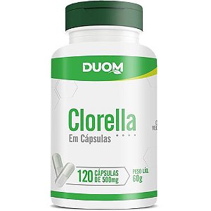 CLORELLA 500MG 120 CÁPSULAS DUOM