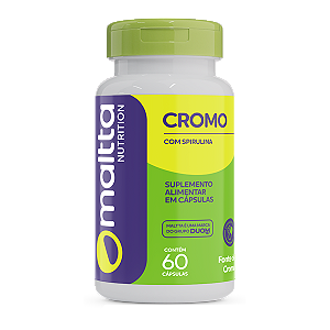 SPIRULINA COM CROMO 60 CÁPSULAS MALTTA