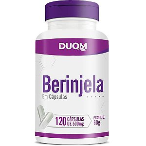 BERINJELA 500MG 120 CÁPSULAS DUOM