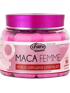 MACA FEMME - MACA PREMIUM 90 CÁPSULAS 550MG UNILIFE