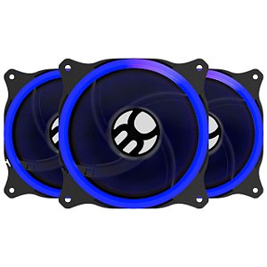 Cooler FAN Ventilador Gamer Bluecase com LED Azul 120mm - BF-24B