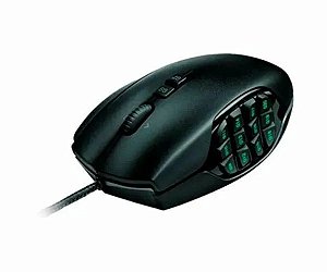 Mouse Logitech Gamer G600 MMO Doze Botões RGB 8200DPI