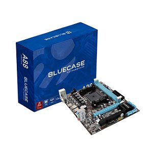 Placa mãe Bluecase BMBA88-A2GH DDR3 FM2+ Chipset AMD A55 mATX