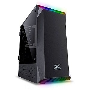 Gabinete Gamer VX Borealis Gaming  RGB Vinik s/ Fonte - Mid Tower