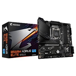 Placa Mãe Gigabyte B560m Aorus Elite DDR4mATXLga1200 10ª/11ª