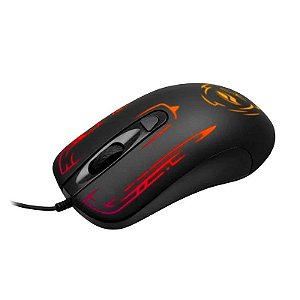 Mouse Gamer C3 Tech MG12BK Preto, Iluminação Led, 4 Botões, 2400Dpi