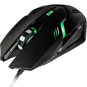 Mouse Gamer Arbor 2400 DPI com Led Verde (OPM-ARBOR/GR)