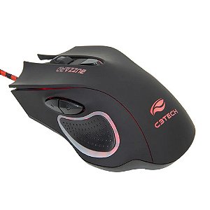 Mouse Gamer Buzzard 3200Dpi Led Com 6 Botões - C3 Tech MG-110BK