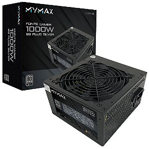 Fonte Mymax 1000W 80 Plus Silver MPSU/FP1000 PFC Ativo