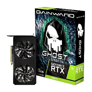 Placa de Vídeo Gainward GeForce RTX 3060 TI Ghost OC 8GB D6