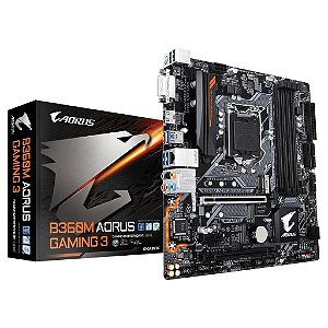 Placa Mãe Gigabyte B360M Aorus Gaming 3 LGA 1151 DDR4