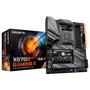 Placa mãe Gigabyte X570S Gaming X Led RGB Chipset X570 Amd Am4 ATX DDR4