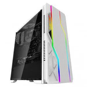 Gabinete Gamer BG-009 Branco Bluecase RGB MidTower USB 3.0